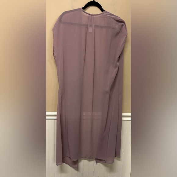 Windsor Light Weight Semi Sheer Pink Duster Size Small NWT - Picture 2 of 5